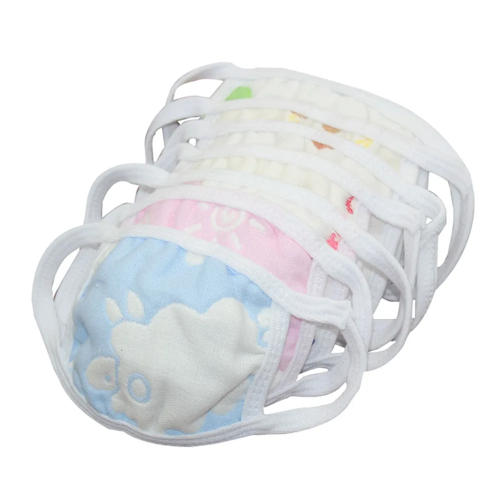 

New Mushroom Mask Cotton Six-layer Gauze Breathing Masks Anti-smog For Children - Random Color