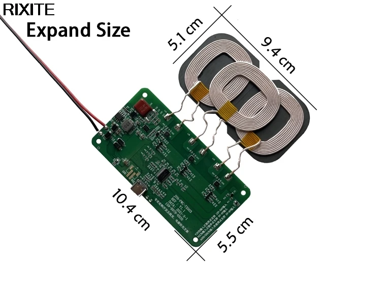 15W/18W 12V 5V 2A Wireless Charger Fast Charging Transmitter Module circuit board 5W/10W/15W + coil FOR CAR iPhone HUAWEI