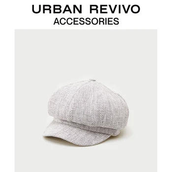 

UR Spring New Women Cap Colour Block Houndstooth Cap AW08TA4N2000