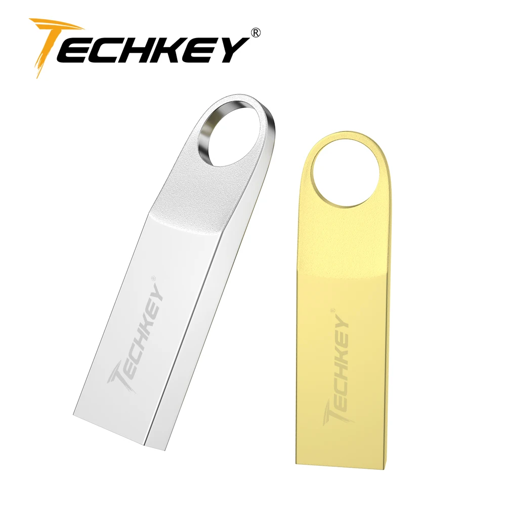 USB флеш накопитель techkey флешка на 4 ГБ 8 16 32 64 128 usb 2 0 карта памяти с пользовательским
