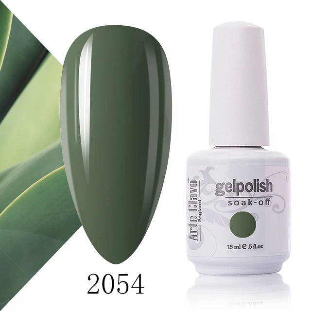 Arte Clavo 131 Colors Gel Polish Nail Gel Varnish Paint Semi Permanent Nails Art Gel Nail Polish For Manicure Top Coat Base Coat 2054