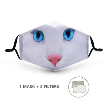 

Cute Print Tapabocas Reusable Face Mask Washable Mouth Mask Breathable Face Shield Cloth Face Shield mondmaskers