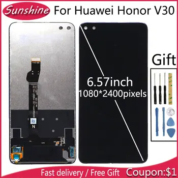 

Original Screen for Huawei Honor V30 LCD Display Touch Screen Digitizer For Honor View 30 Replacement For Huawei Nova 6 LCD