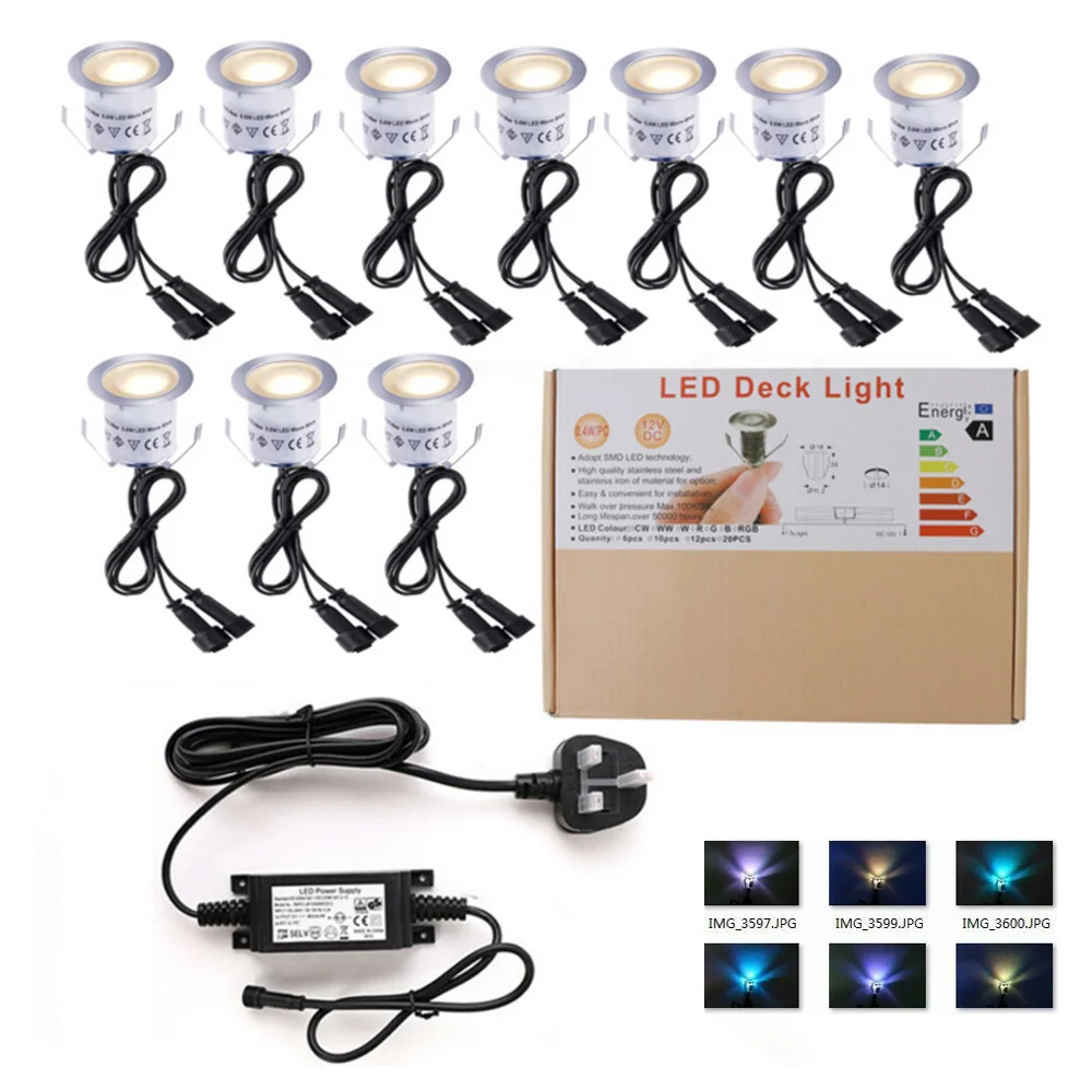 6/10Pcs Led Dekverlichting Met Afstandsbediening IP67 Waterdichte 12V Rgb Ondergrondse Lamp Outdoor Yard Garden trap Led Spot Light