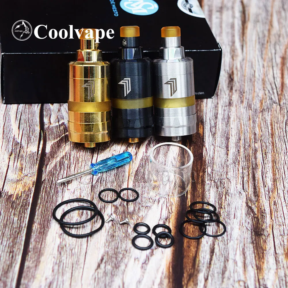 

kayfun prime Nite DLC RTA atomizer tank 22mm 316 SS 2ml Airflow Control Rebuildable tank vape vs kayfun lite plus 2021 mtl rta