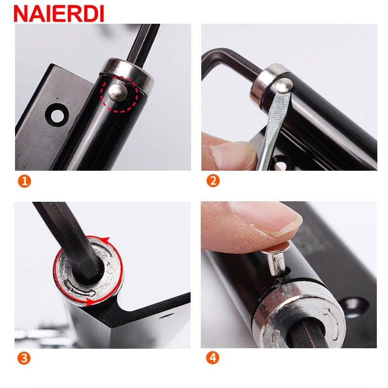 Door Closer Adjustable Automatic Stainless Steel Hinge Spring For Fire Rated