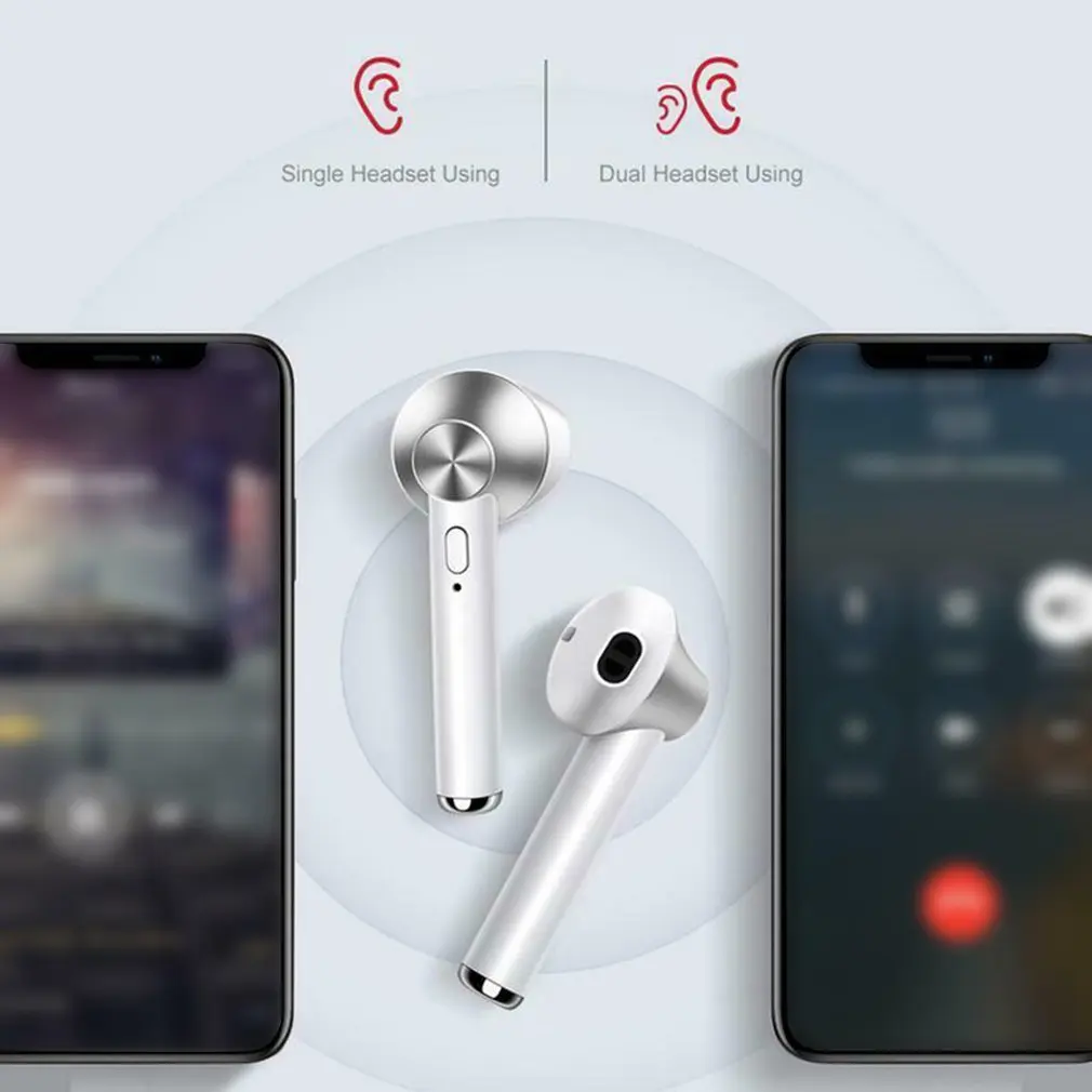 Newest Bluetooth Earphone Stereo Wireless Headphones Running Sport Bass Headset With Mic For Iphone Xiaomi Huawei Mobile Phone