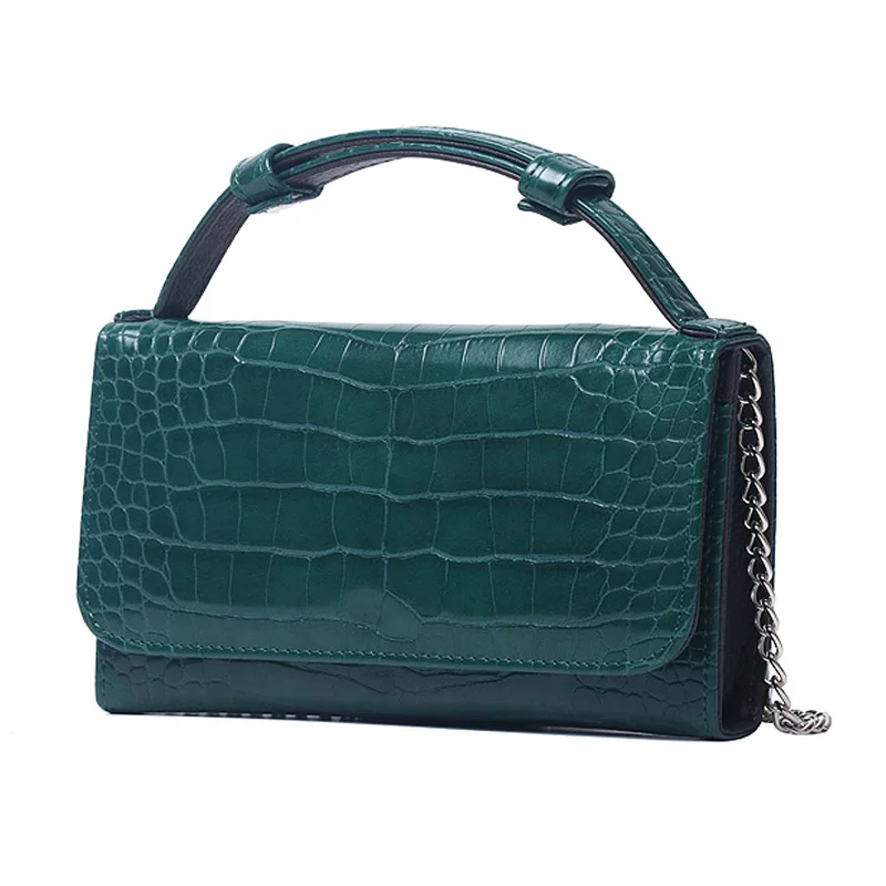 Мужчины сумка через плечо из крокодиловой кожи ручной сумки поперек тела Для