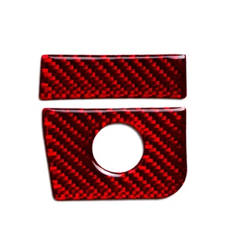 

2pcs Co-pilot trim Carbon Fiber Storage Box Decor Interior Decal Portable