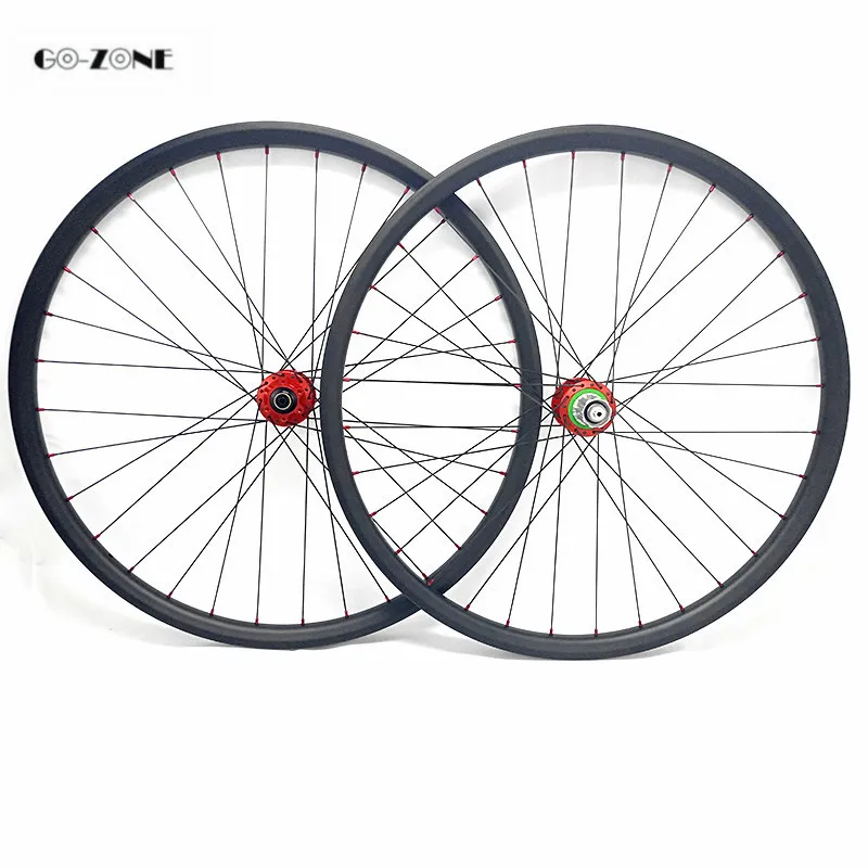 Диск mtb карбоновые колеса Асимметричные 30x24 мм бескамерные диски HOPE 4 boost 110x15 148x12/через ось 27,5 mtb Колесная стойка 1420
