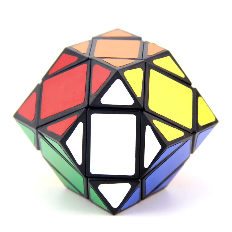 Синий трехслойный 12-слойный Rhombohedral Кубик Рубика креативный Забавный гладкообразный интеллект Кубик Рубика игрушка Грант из