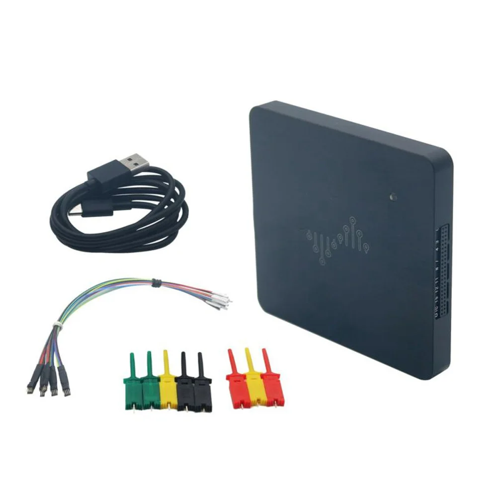

1X DSLogic USB Logic Analyzer 16G Depth 16CH 100M Sampling Basic Version TpUS 360 Degree Sound Insulation High Quality