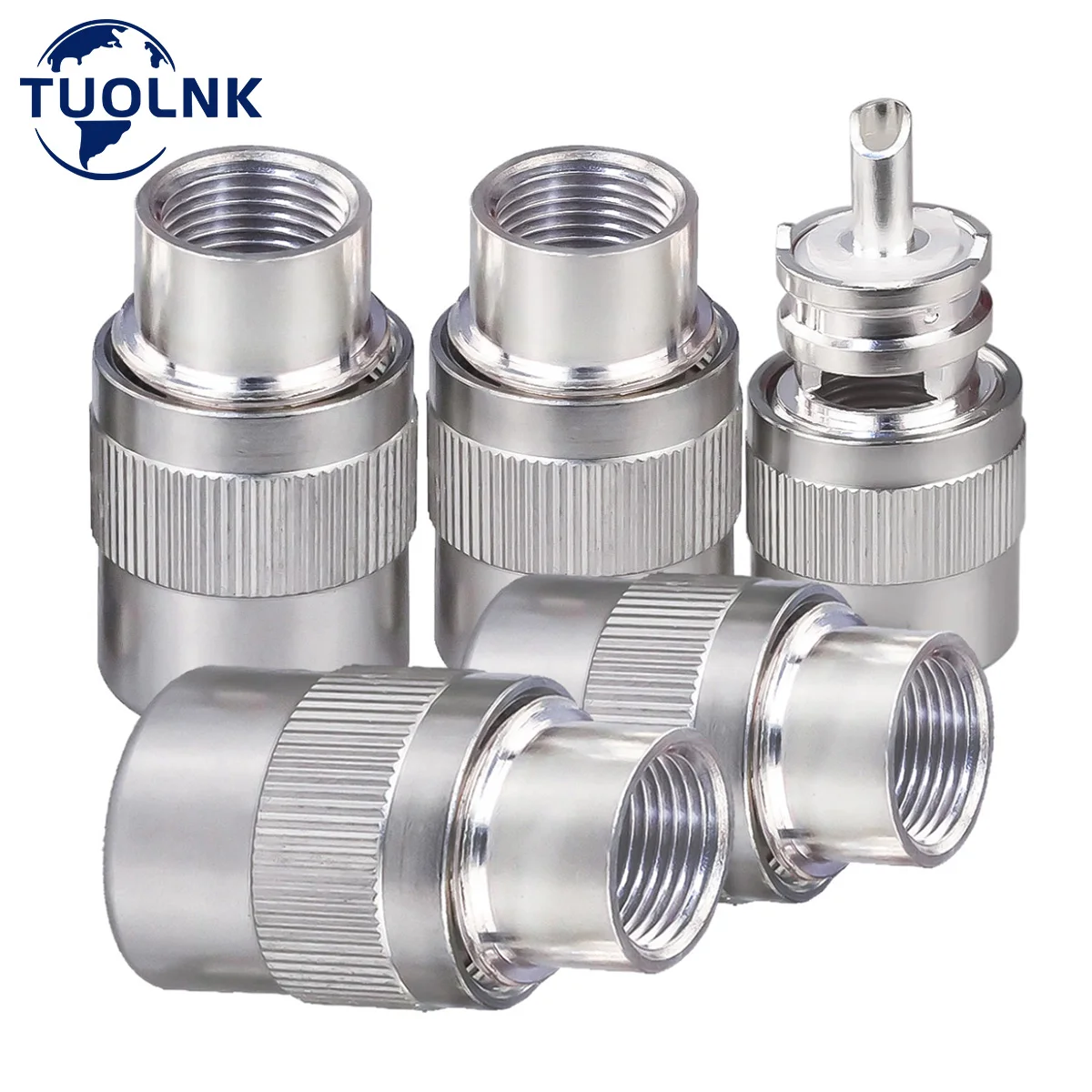 Tuolnk-conector Macho de Solda Uhf Pl259 Plugue Macho Conversor Coaxial para 5d-fb Cabo Coaxial So239 Pl259 Adaptador Pcs por Lote