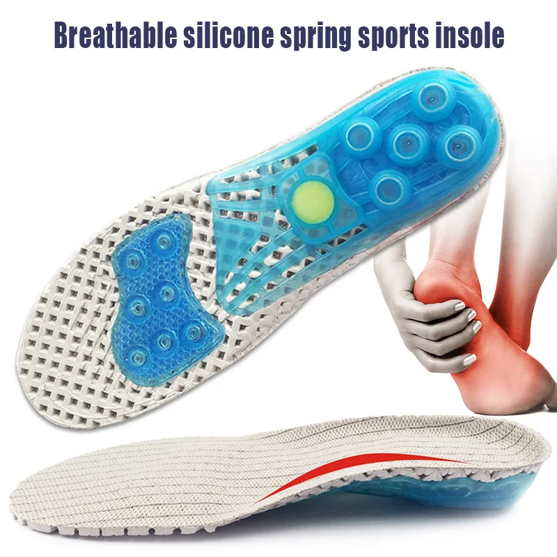 

1Pair Men Women Breathable Sports Insoles Elastic Training Soft Insoles ALS88