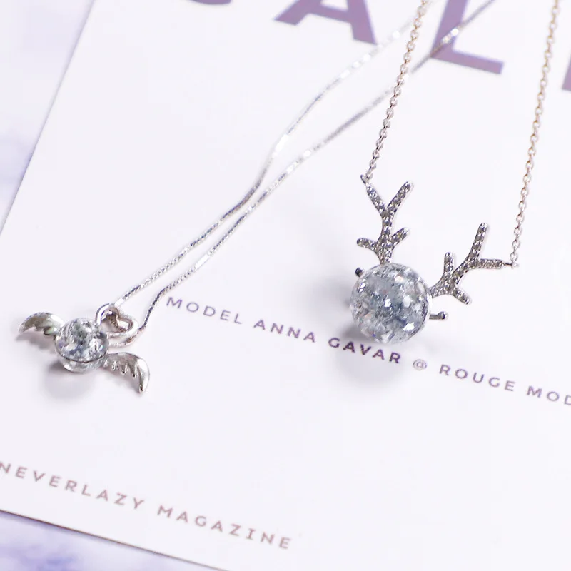 

Dog Baby Lanugo Pendant Product DIY Self-Made Infant Fine Silver Fetal Hair Bottle 925 Handmade GIRL'S Breast Milk Necklace
