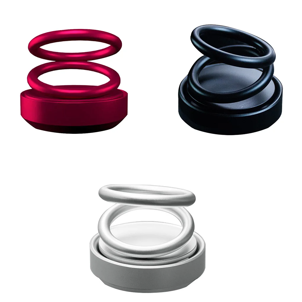 

Car Air Freshener Smell Mini Perfume Fresh Aromatherapy Fragrance Personality Rotating Aroma Metal Auto Air Purifier