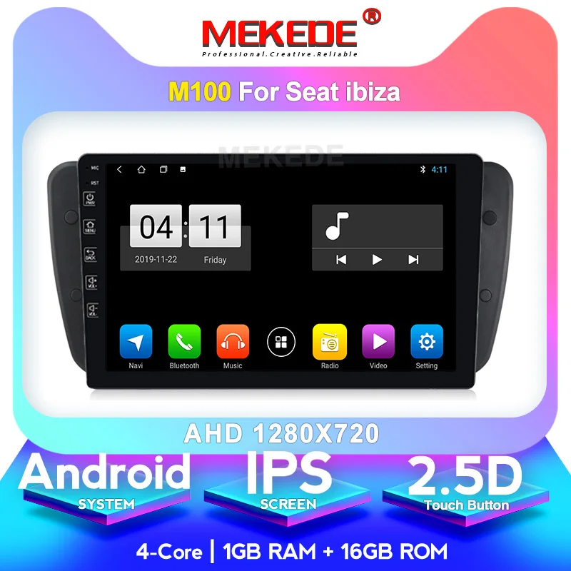 8 ядерный ips экран 4G LTE Android10.0 Автомобильный мультимедийный dvd-плеер для Seat Ibiza 6j 2009-2013 с DSP RDS gps Встроенный Carplay BT - Цвет: 16G model