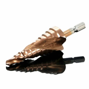 

Hole Drill Bit Cutter Tool Hex Shank 11 steps High hardness 92mm Handle