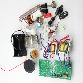 

1PCS/LOT Five wave band three lamp tube shortwave radio kit without base kit Free shipping