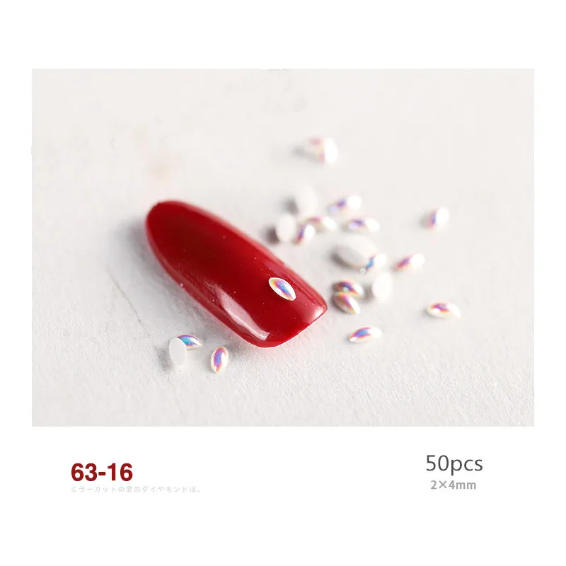 50-100pcs Natural Shaped Pearls Matte Shell Stone Nails Art Parts for Nail UV Gel Polish Decoration of Nail Accessories