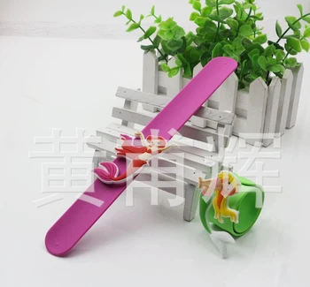 

24pcs new arrival fashion jewelry mermaid silicone wristband anime cartoon rubber bangle kid's birthday Christmas gift