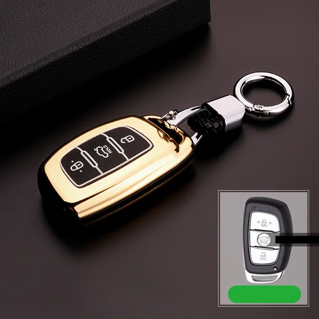 Car Key Case For Hyundai Tucson I10 IX25 IX35 I20 I30 I40 hb20 Santa Fe Creta Solaris Verna Mistra Elantra Car Accessories Auto