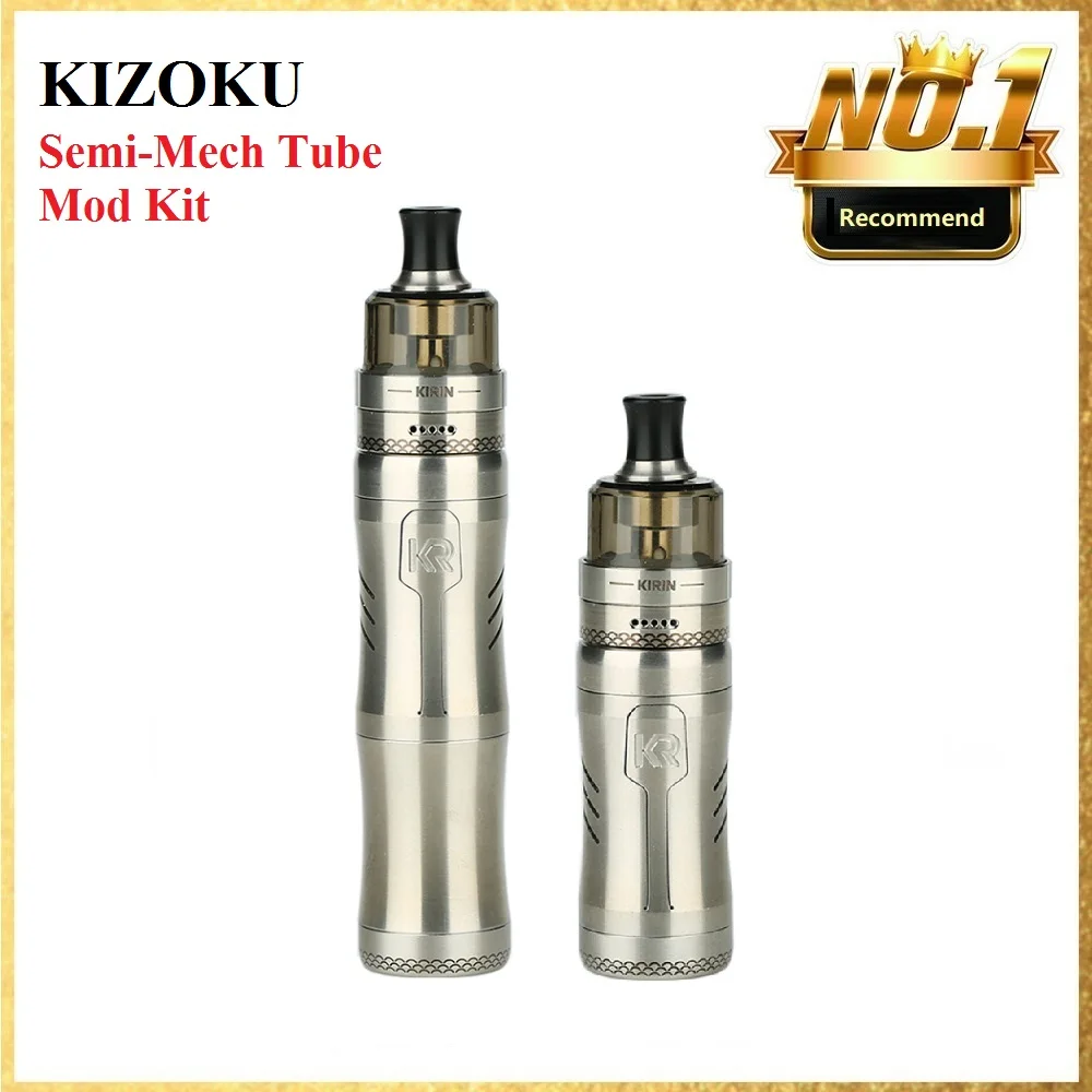Оригинальный KIZOKU Kirin полу мех трубки Mod Kit с 2 мл Танк питание от 18350/18650 Батарея вейп