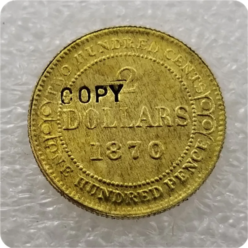 1870 1865,1870, 1872,1880, 1881,1882, 1888 Канада 2 копия доллара монеты - Цвет: 1870