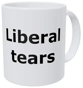 

Liberal Tears, Black Font, Republican 11 Ounces Funny Coffee Mug