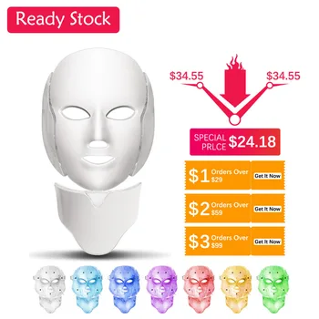 

Colorful Beauty Mask Acne Pigmentation LED IPL Face mask Beauty Instrument Beauty White Skin Rejuvenation Mascara LED Facial