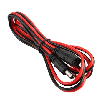

5V - 36V 150cm Power Extension Cable DC5525 Male to Female Power Cable Suitable for most LCD monitor laptop Black Red