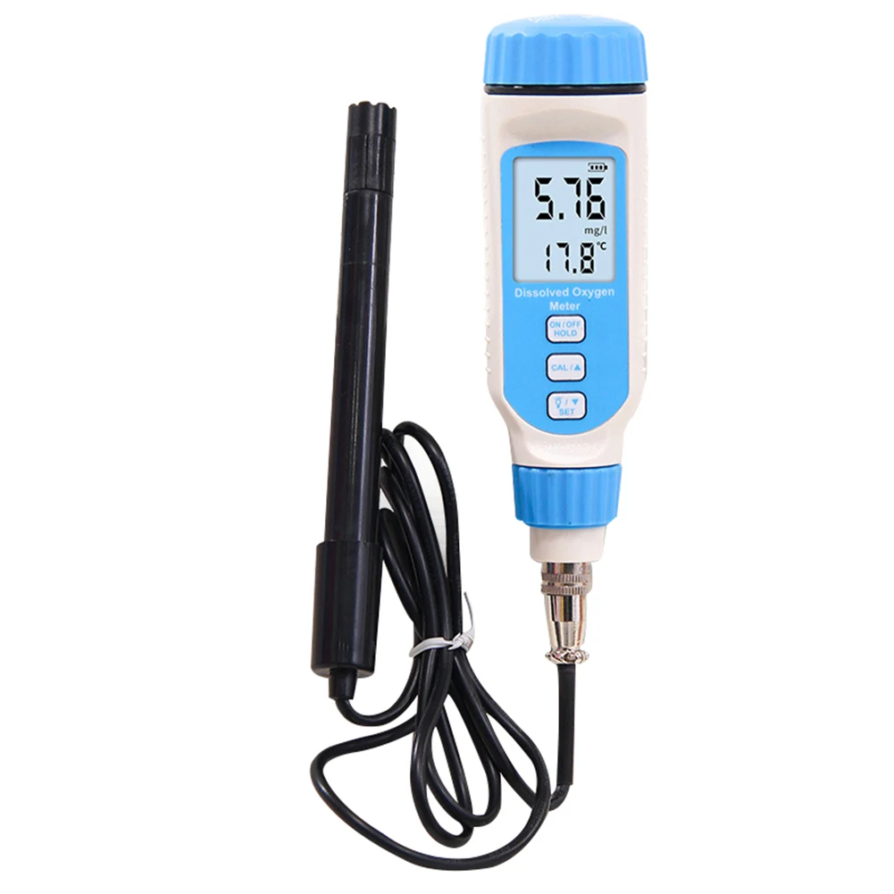 Digital Dissolved Oxygen Detector Portable Fish Pond Analyzer Pen Tester Meter Analyzers for Soil-free Ggrowing TB Sale | Инструменты