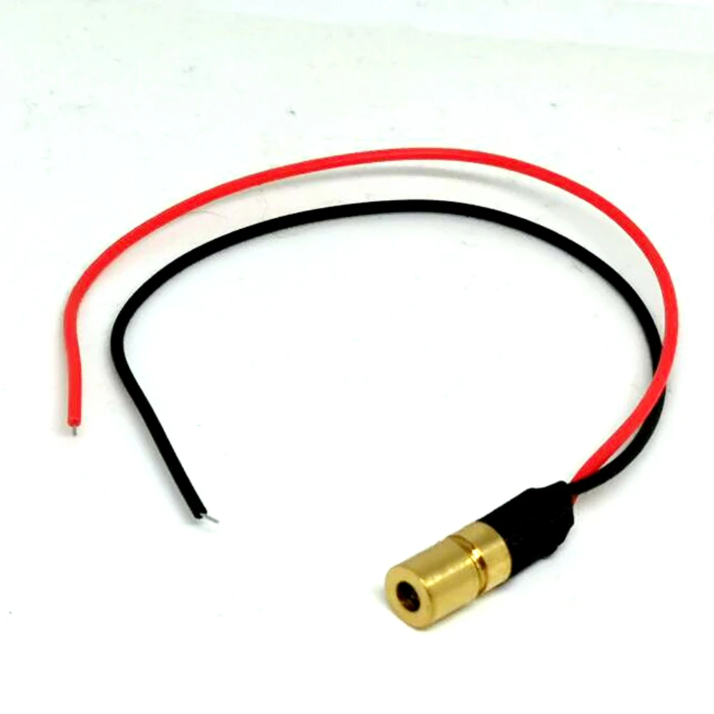 Dia 6mm Mini 635nm 5mw Orange Red Dot Laser Diode Module Focus Head 3V gh0631ia2gc 635nm 638nm 180mw 185mw red laser diode orange red light single mode