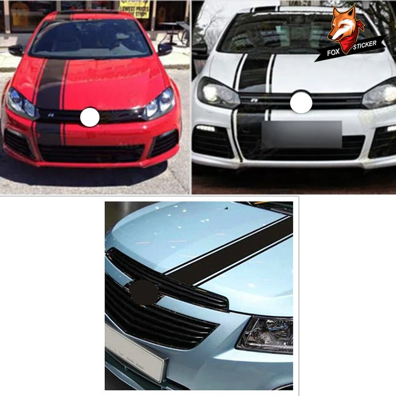 

Racing Body Hood Roof Rear Trunk Fender Vinyl Decal Graphics Sticke Car Stickers for Popular Car