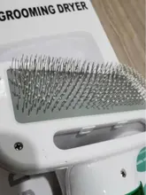 Pet secador de pelo portátil 2 en 1 pelo de perro de mascota doméstica aseo gato Peine del pelo de perro con pelo de temperatura ajustable cepillo para mascotas