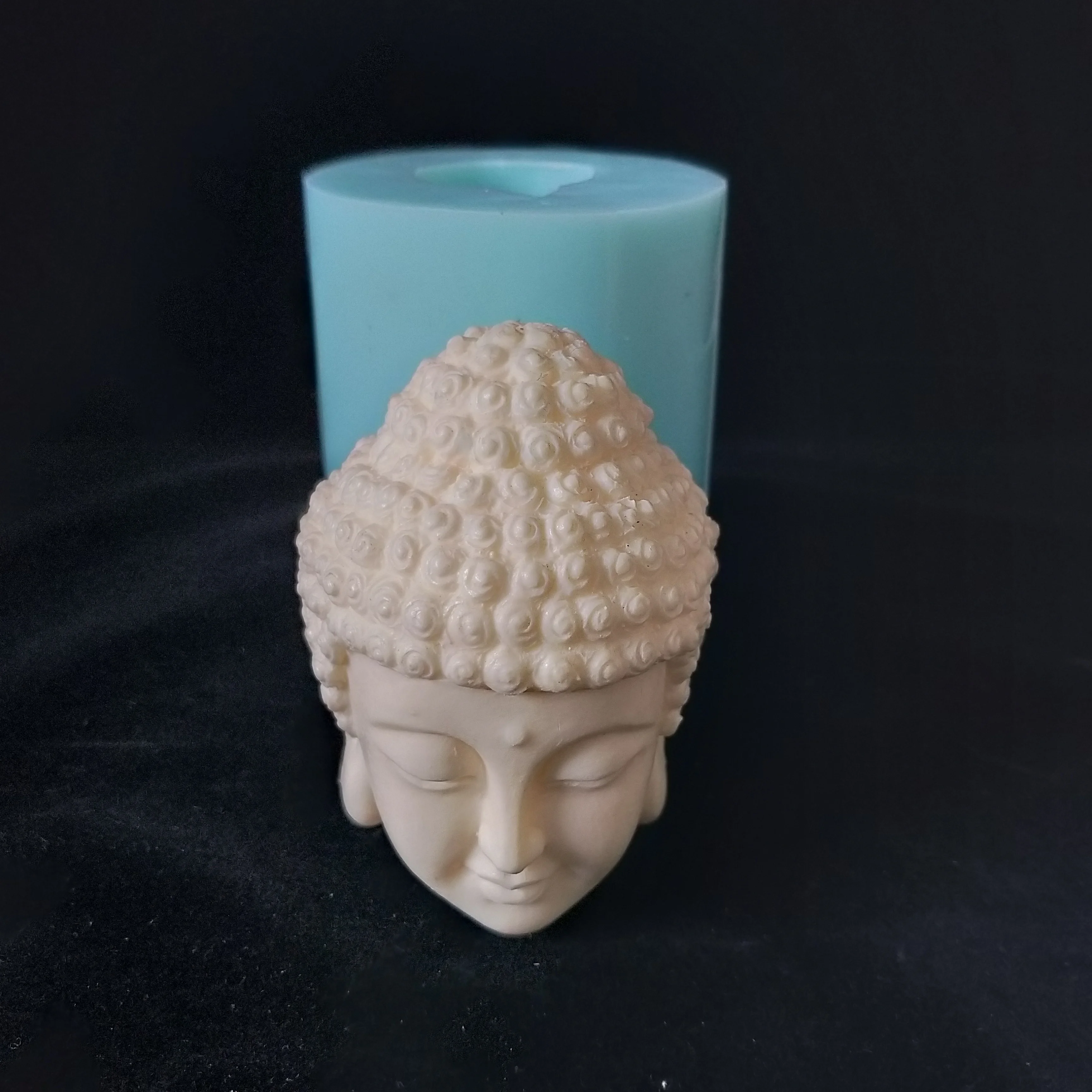 3D голова Будды свечи плесень силиконовые формы для свечи DIY ручной работы смолы плесень