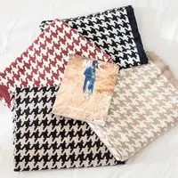 REGINA Classic Houndstooth Plaid Blankets 2