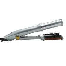 Два в одном прямой рулон двойного назначения расческа для прямых волос артефакт выпрямление завивка Уход за волосами не повредит шпильку