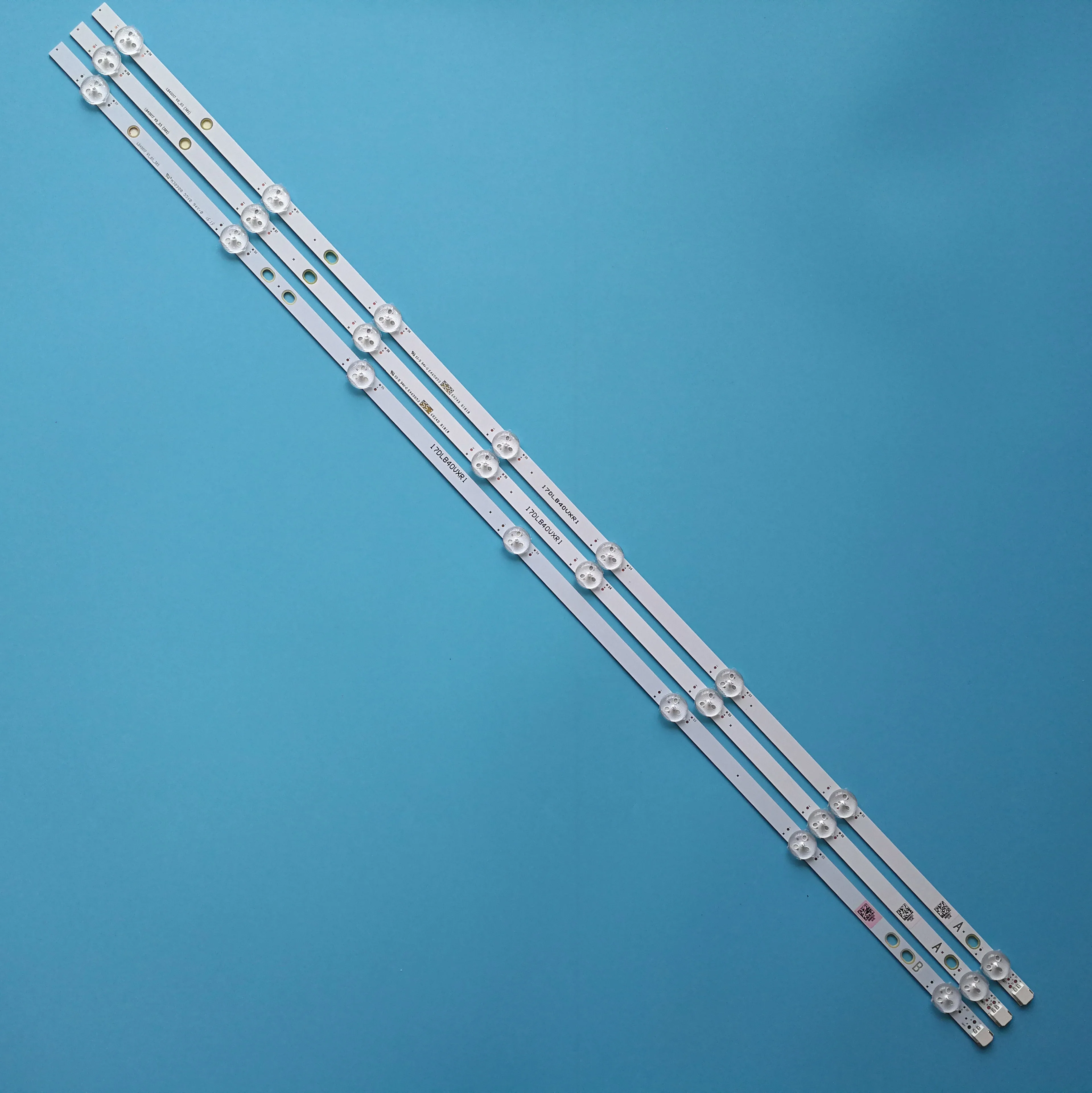 

3PCS/set New LED Strip 17DLB40VXR1 LB40017 V0_05_38S for Bush VES400UNDS-2D-N11 VES400UNDS-2D-N12 Toshiba 40L3653DB 40L1653DB