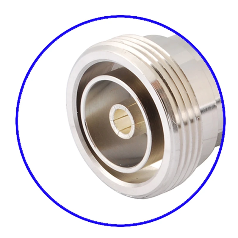 Female RF Coaxial Connector for Corrugated Copper Coaxial Cable
