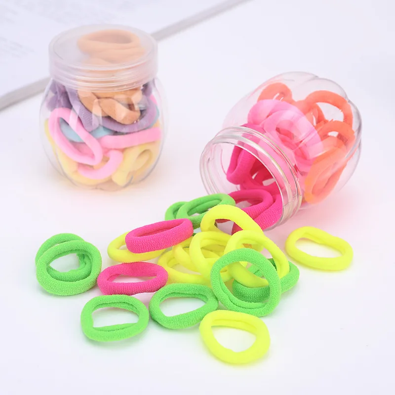 

Korean-style Children Headband Baby Small Rubber Band Tie Head Hair Accessories Does Not Damage Hair Band Princess Leather Case