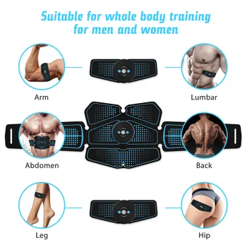 

Muscle Stimulator ABS Hip Trainer EMS Abdominal Belt Electrostimulator Muscular Exercise Home Gym Equipment Electrostimulation