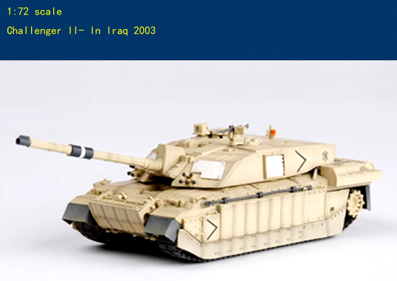 Challenger II-Перезагрузка главный боевой танк Готовая модель Коллекция 1: 72 Масштаб