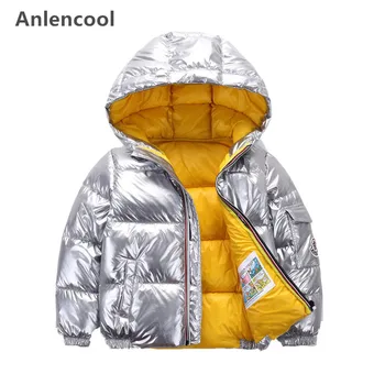 

Best-selling 2020 children's down jacket bright color waterproof children's boys clothing thick warm hooded down jacket Girls