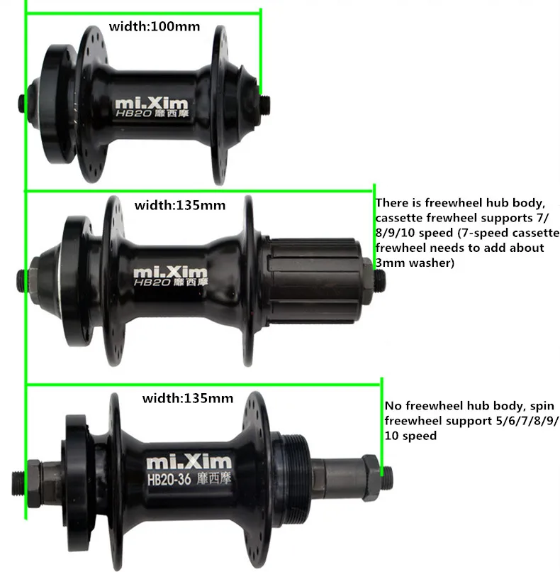 rear freewheel hub