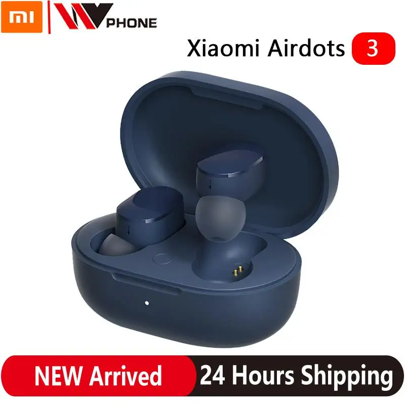 SUPER DEALS! AirDots 3 Mi True Wireless Bluetooth 5.2 Earphone Stereo Auto Link Smart Wear Touch Control Apt-X Adaptive Headset