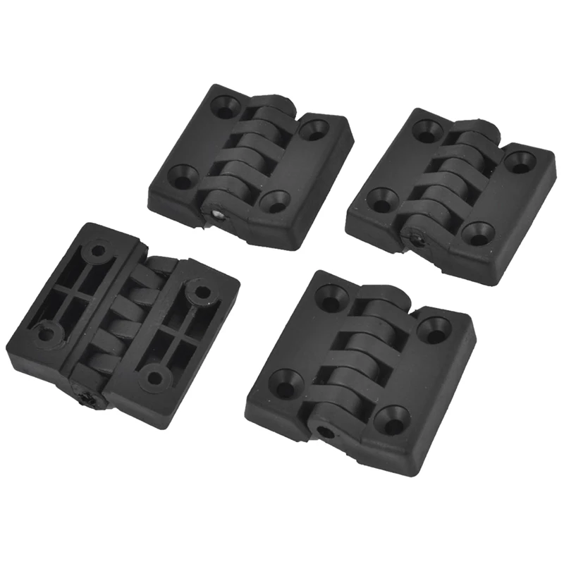 Hinges for cabinet doors 4 pieces 40 x 40 mm plastic reinforced
