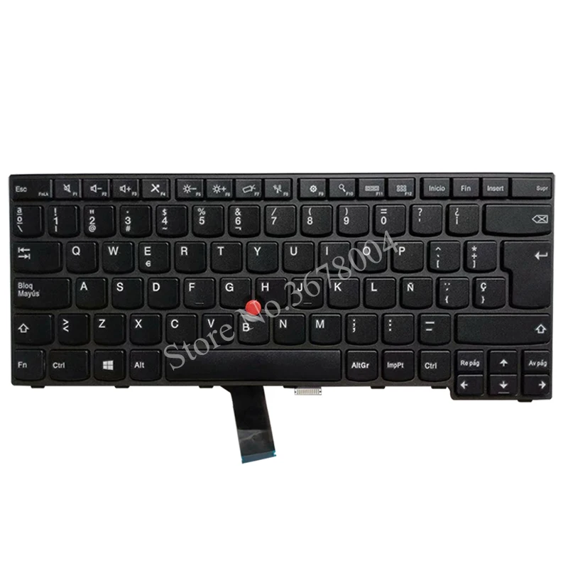 Новая SP Клавиатура для ноутбука LENOVO THINKPAD E450 E450c E455 E460 E465 испанская клавиатура FRU 04X6191 черный