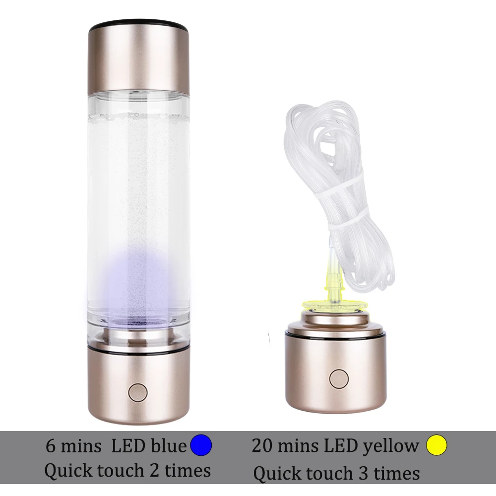 Description Picture 6 of itemSmart Cup 7.8Hz Nano Rich Hycrogen Water Generator Bottle Pure H2 Respiratory lithium battery chargeable Electrolysis Ionizer