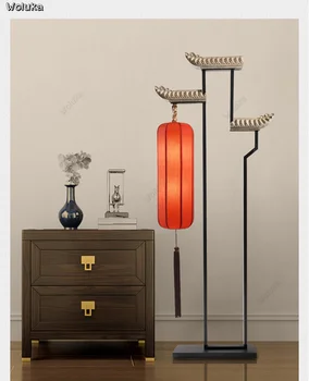 

Chinese retro floor lamp Chinese style art living room bedroom bedside floor lamp CD50 W07